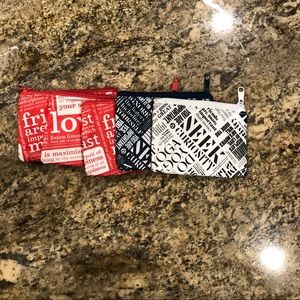 Lululemon zippered gift card pouches.   5 for $5.